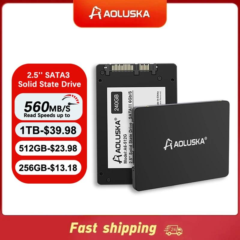 AOLUSKA SSD 1TB 2.5 SATA 3 ũž SSD 512GB 256GB 480GB 500GB ָ Ʈ ̺ 240GB 2TB HDD 128GB 120GB PC Ʈ ϵ ũ